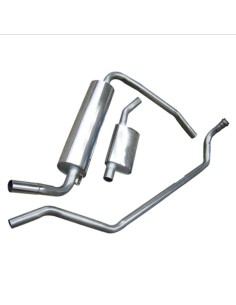Komplette Edelstahl-Abgasleitung - 190SL W121