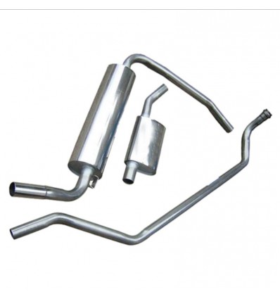 Complete Stainless Steel Exhaust Line - 190SL W121