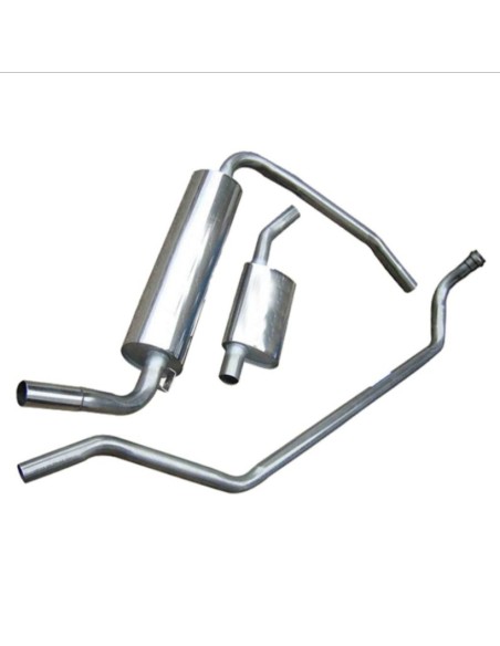 Complete Stainless Steel Exhaust Line - 190SL W121