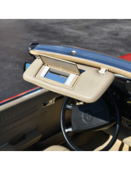 Sun Visor Vanity Mirror Gray R107 560SL W126 560SE 560SEC