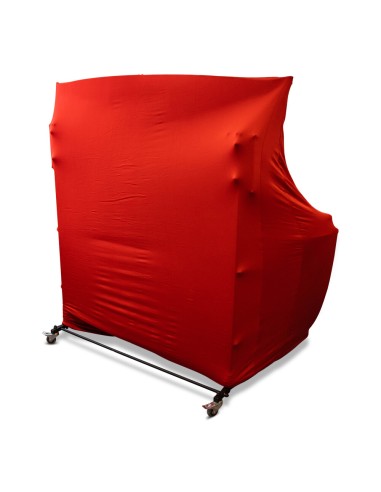 Premium Soft Stretch Fabric Hardtop Trolley Cover - Red