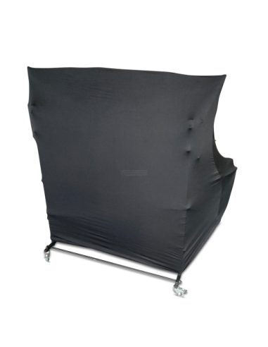 Premium Soft Stretch Fabric Hardtop Trolley Cover - Black