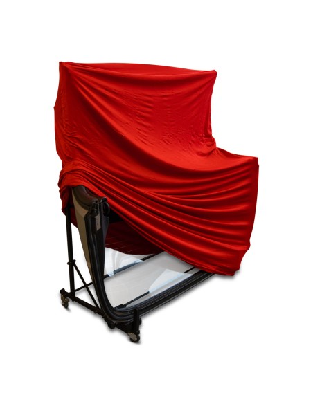 Premium Beschermhoes van Zachte Rekbare Stof Hardtopwagen - Rood