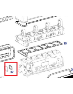Tensioner Housing Gasket M121 A1800110379 1800110379 2