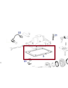 Joint de couvercle de boîte de vitesses W113 190SL - 3092610780 2