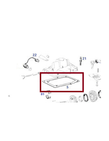 Versnellingsbakdekselpakking W113 190SL - 3092610780