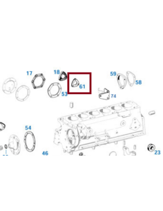 Water Cover Gasket M130 M110 W113 1100150021 A1100150021 2