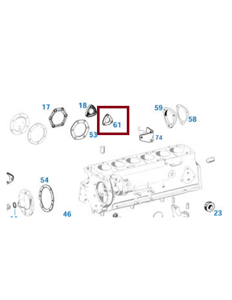 Joint de Couvercle d'Eau M130 M110 W113 1100150021 A1100150021