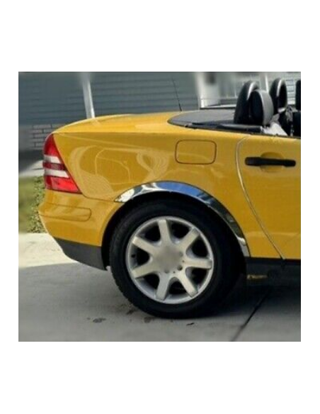 Chrom-Kotflügelleisten Satz Mercedes SLK R170 1996 - 2004