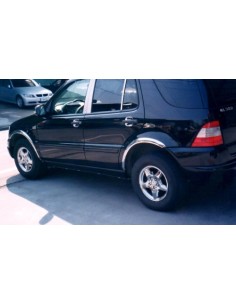 Chrom-Kotflügelleisten Satz Mercedes M-CLASS W163 1998 - 2005 2