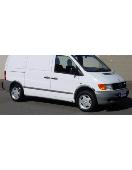 Chrom-Kotflügelleisten Satz Mercedes W638 V-CLASS 1996 - 2003