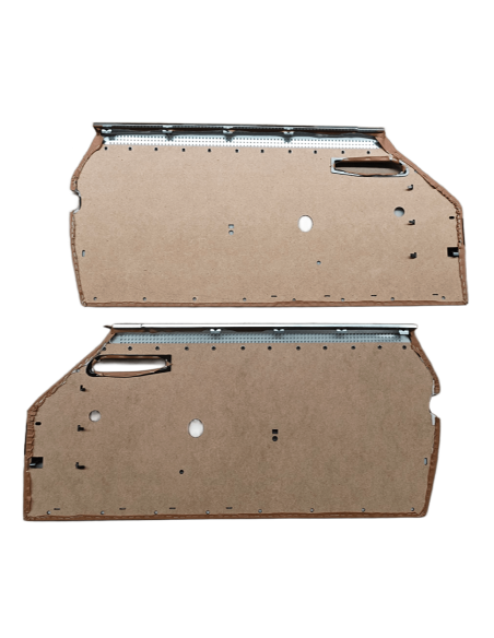 Set of Cream Door Panels incl Chrome Trim R107 C107 1077203770 1077203870