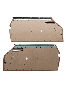 Jeu de panneaux de porte Bleue Incl Baguette chromé R107 C107 1077203770 1077203870 2