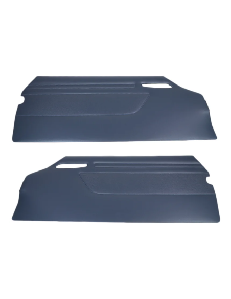 Set of Blue door panels incl chrome trim R107 C107 1077203770 1077203870