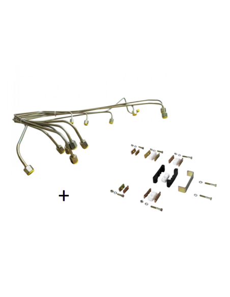 Injector Fuel Lines with Fitting Kit - W108 W111 W113 230SL 250SL 280SL 250SE 280SE Injector Fuel Lines with Fitting Kit - W108 W111 W113 230SL 250SL 280SL 250SE 280SE