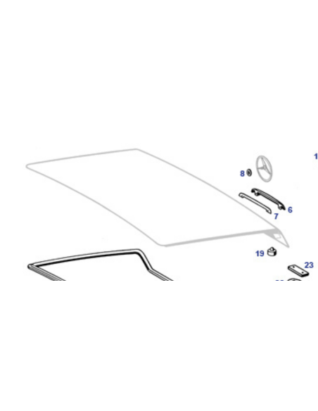 Trunk Boot Rear Lid Panel NOS 1137500475 A1137500475