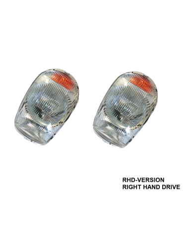 2 Koplampen - EU - RHD - W113 - Repro - 1138200461 - Classic Mercedes Parts