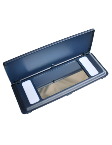 Sun Visor Vanity Mirror Blue R107 560SL W126 560SE 560SEC